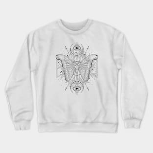 Attacus Atlas Moth | Sun & Moon Crewneck Sweatshirt